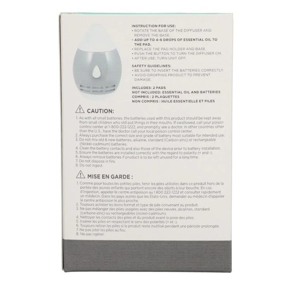 B-Pure Aromatherapy Battery-Operated Aroma Diffuser - Picture 6 of 6